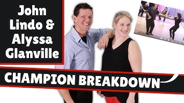 West Coast Swing Int/Adv Moves | Champion Breakdown | John Lindo & Alyssa Glanville