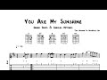 Download You Are My Sunshine Acoustic Guitar Tabs For Beginner | Video | Tabs You Are My Sunshine Acoustic Guitar Tabs For Beginner | Video | Tabs