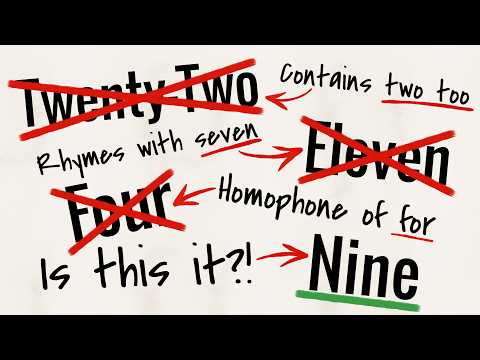 Eliminating Number Names Until I Find The Most Unique