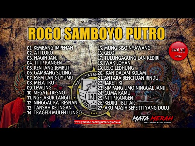 Full Album Gending Jaranan Rogo Samboyo Putro | Terbaru 2023 | Audio Jernih class=