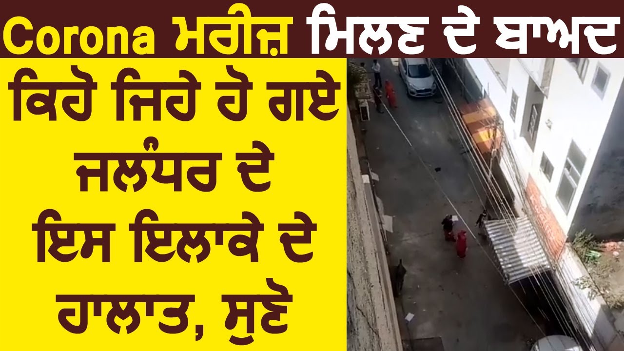 Corona मरीज़ मिलने के बाद Jalandhar के Mai Hera Gate के नौजवान से सुनिए इलाके के हालात