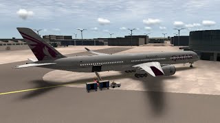 [RFS Real Flight Simulator#463]Qatar Airways A350-1000|Doha-Los Angeles|{15h45min}