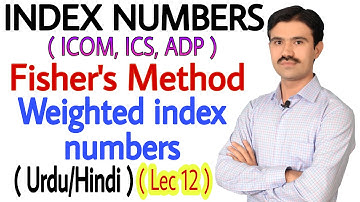 how to calculate fisher index number formula ist year in urdu hindi explained | statistics class 11|