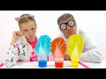 Nastya and a science lesson at school image