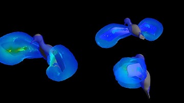 Simulation of a bird using profile motion in dynamic mesh. ANSYS Fluent.