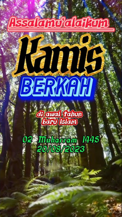 Ucapan Kamis Berkah#shorts