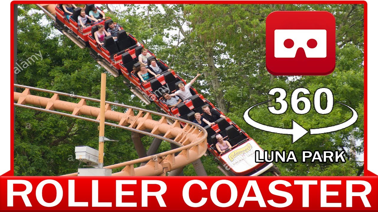 360° VR VIDEO - ROLLER COASTER - Luna Park Video - First Person ...