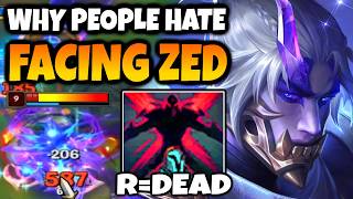 THIS is why people HATE FACING ZED. EASY ONE-SHOTS with INSANE MOBILITY. screenshot 3