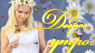 Доброго Утра!🌼🌼🌼 Ромашкового Настроения! Красивая Музыкальная Открытка С Добрым Утром!