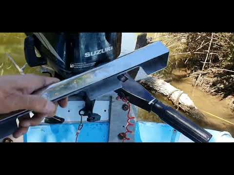 GATE14 Système Verrouillage Antivol Acier Inoxydable Moteur Hors-Bord - Barre Avec Cadenas