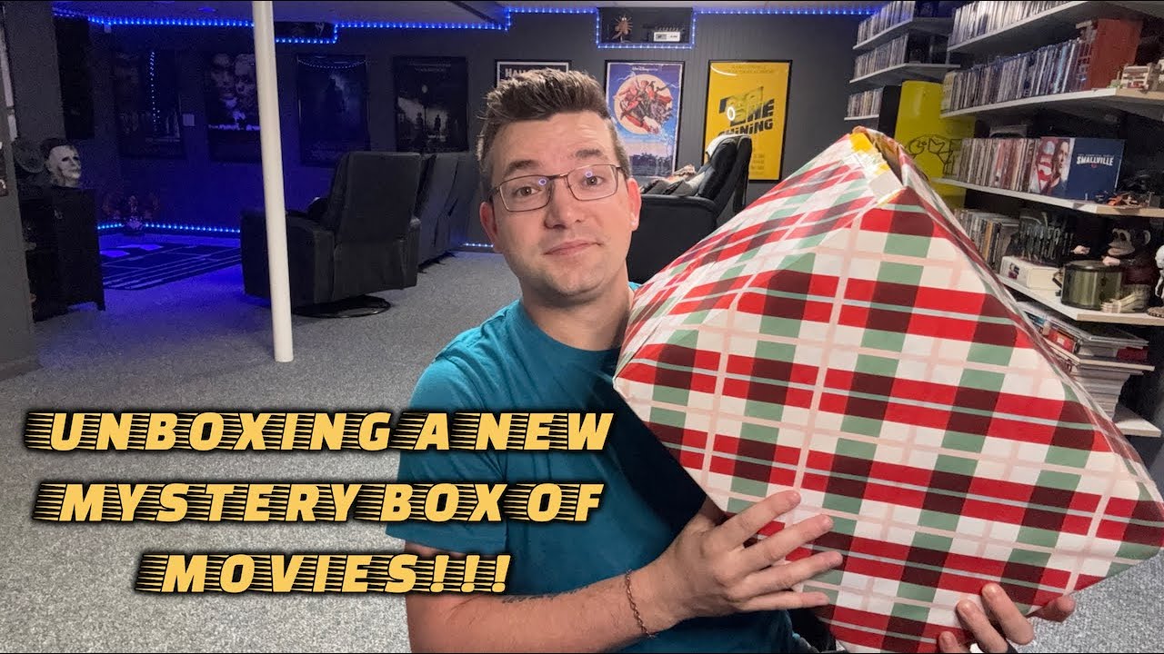 UNBOXING A MYSTERY BOX OF MOVIES ON MY 35TH BIRTHDAY 🎉