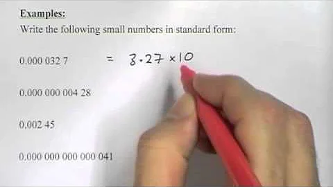 Standard Form (Introduction)