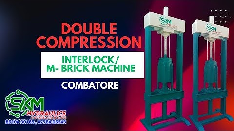 Heavy Double Compression Interlock/Solid Block Machine,Plain Brick @skmhydraulicsinterlockbric25