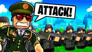 Building The Biggest Army Tycoon in Roblox