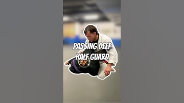 Passing Deep Half Guard 🔑 #BJJ #Shorts