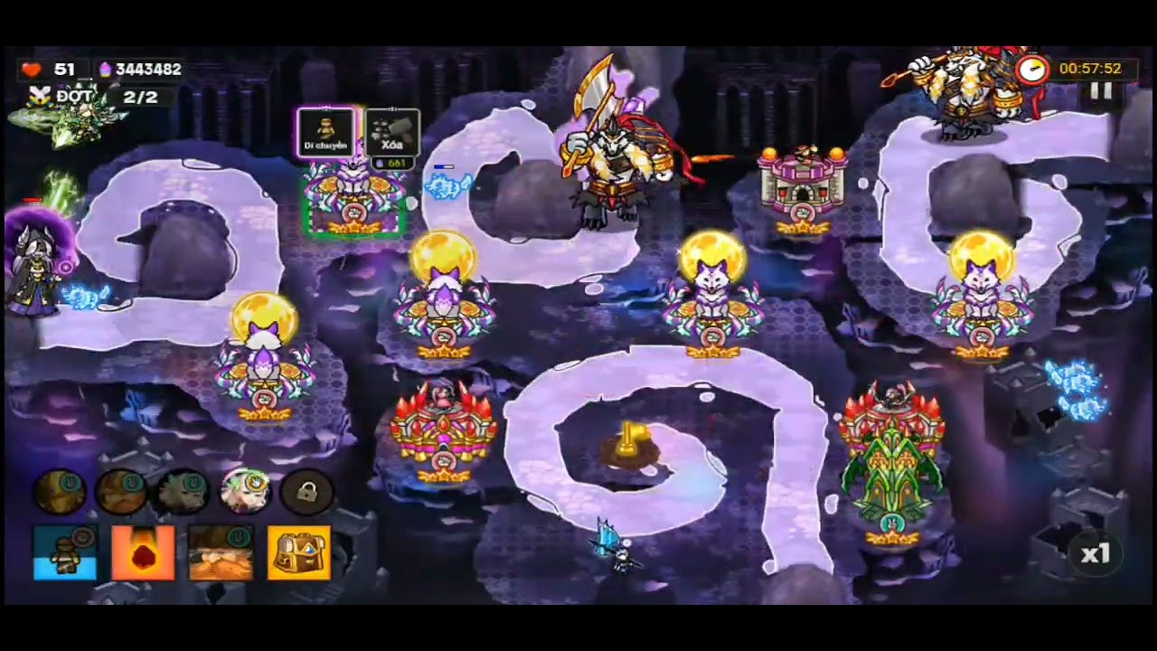 Đánh war bằng name ,robin, lùn |Gold tower defence