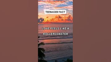Teen Love = An Emotional Rollercoaster!  Psychology Fact #Shorts