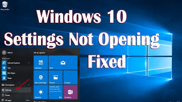 Windows 10 Settings Not Opening - Open Working Fixed - 4 Fix