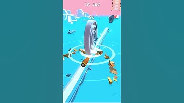 🌀spiral roll gameplay .#spiralroll #shortfeed #android #mobile #arcade #adventure #games