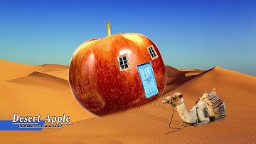 Desert Apple Photo Manipulation In Photoshop - Photoshop Tutorial - Photoshop CC