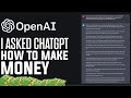 I Asked ChatGPT: How To Make Money Online In 2024 | Business Ideas From Ai