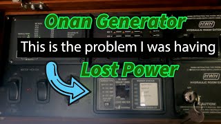 Troubleshooting Onan Generator not powering RV  Solved! Automatic Transfer Switch!