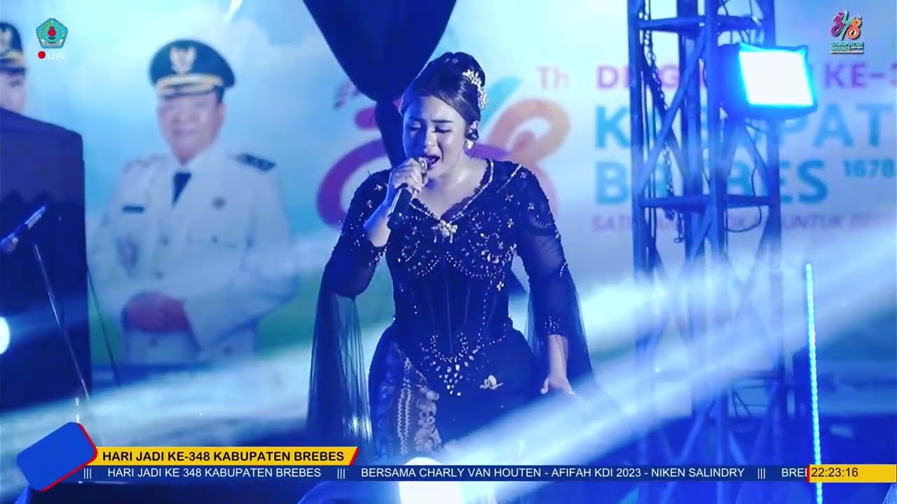 TAMU UNDANGAN -  NIKEN SALINDRI - ACARA HUT BREBES KE 384 - LOKASI ALUN ALUN BREBES 18-JANUARI 2026