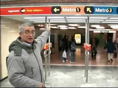 Riding the Metro in Budapest, Hungary : The Yellow...