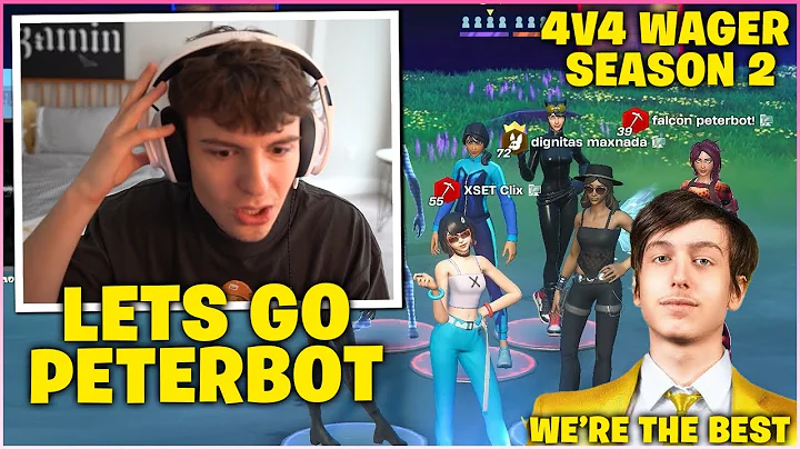CLIX & PETERBOT EMBARRASSED PROS In SEASON 2 4v4 ZONE WARS Wager! (Fortnite Moments)