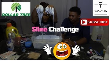 Dollar Tree Slime Challenge!! Making Slime With Only $1 Ingredients | TRS2K16