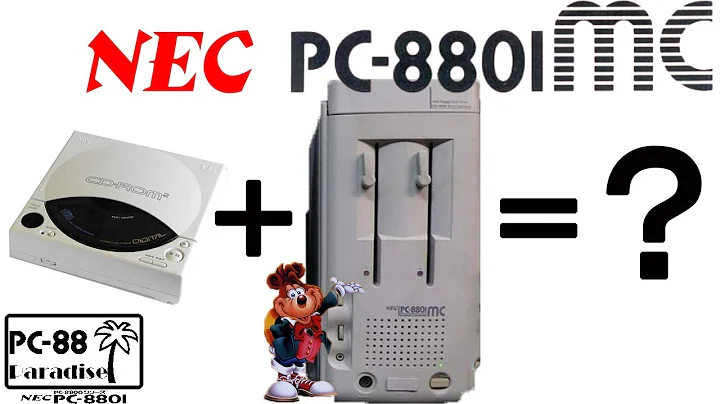The NEC PC-8801MC - Another use for your TurboGrafX CD rom drive (PC-88 Paradise)