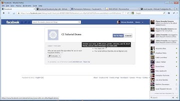 CodeIgniter Tutorials  Facebook Connect Login Part 6 9