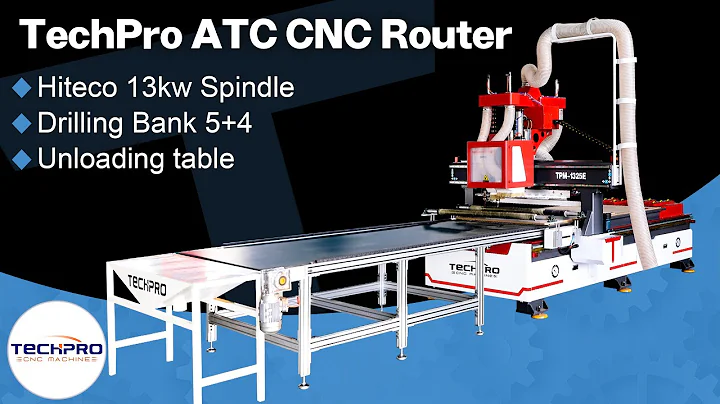 China Linear ATC CNC Wood Router with Drilling Bank Working Video