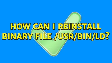 How can I reinstall binary file /usr/bin/ldd
