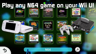 How to play any N64 game through Wii U Virtual Console - UWUVCI Tutorial 2024