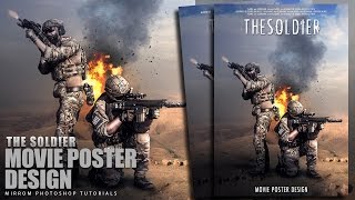 Create The Soldier Movie Teaser Poster Photoshop Tutorial