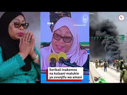 Rais Samia Akemea Vikali Maandamano Kwenye Hotuba Yake Baada Ya Kutangazwa Mshindi Wa Urais Dodoma