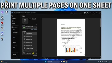 How To Print Multiple Pages on One Sheet of Paper - Easy Fix