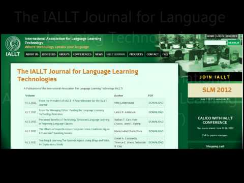 Computer Assisted Language Learning Journals- Applied Linguistics U0026 Technology Journals