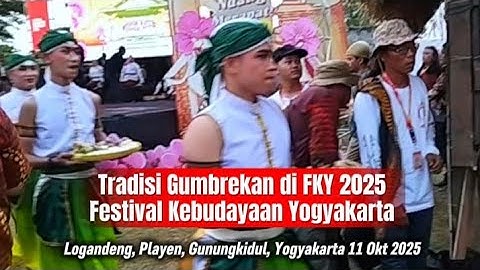 Tradisi Gumbrekan dalam Festival Kebudayaan Yogyakarta 2025