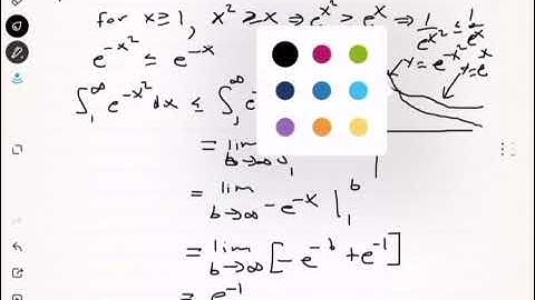 Lecture 19: lmproper Integrals Part II
