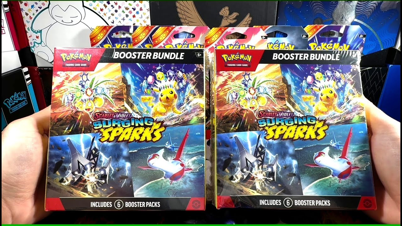 GOLD PULLED!!! Surging Sparks Booster Bundle Opening!