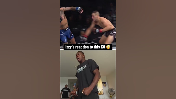 Adesanya was yelling at the TV during Kai Kara-France’s KO 🔥 (via @FREESTYLEBENDER/TT)