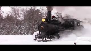 Narrow Gauge Steam In The Snow
In mid February of 2017, The Massachusetts Bay Railroad Enthusiasts teamed with The WW&F Railway Museum, The Maine Narrow Gauge Railroad Museum, The Sandy River & Rangeley Lakes Railroad & The Boothbay Railway Village for a finale photo charter as part of the railways Maine Two Footer Winter Photo Events back in January for 2 weekends. The steam stars featured are guest engine from The SR&RL tourist line, Monson #3 (under lease agreement from The Maine Narrow Gauge Railroad Museum in Portland) & the sole surviving WW&F steam locomotive #9 as the golden age of The Maine Two-Footers in the winter has been recreated. Enjoy! Narrow Gauge Steam In The Snow