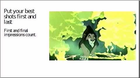 Creating a Great Animation Demo Reel