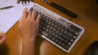 Broken-In Gateron Milky Cap Yellows + Discipline65 Keyboard Typing Test ASMR screenshot 5