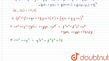 Find the pair of tangents from the origin to the circle x^(2) + y^(2) + 2gx + 2fy + c = 0 and he...