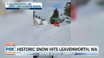 Leavenworth, Washington Buried In 3 Feet Of Snow