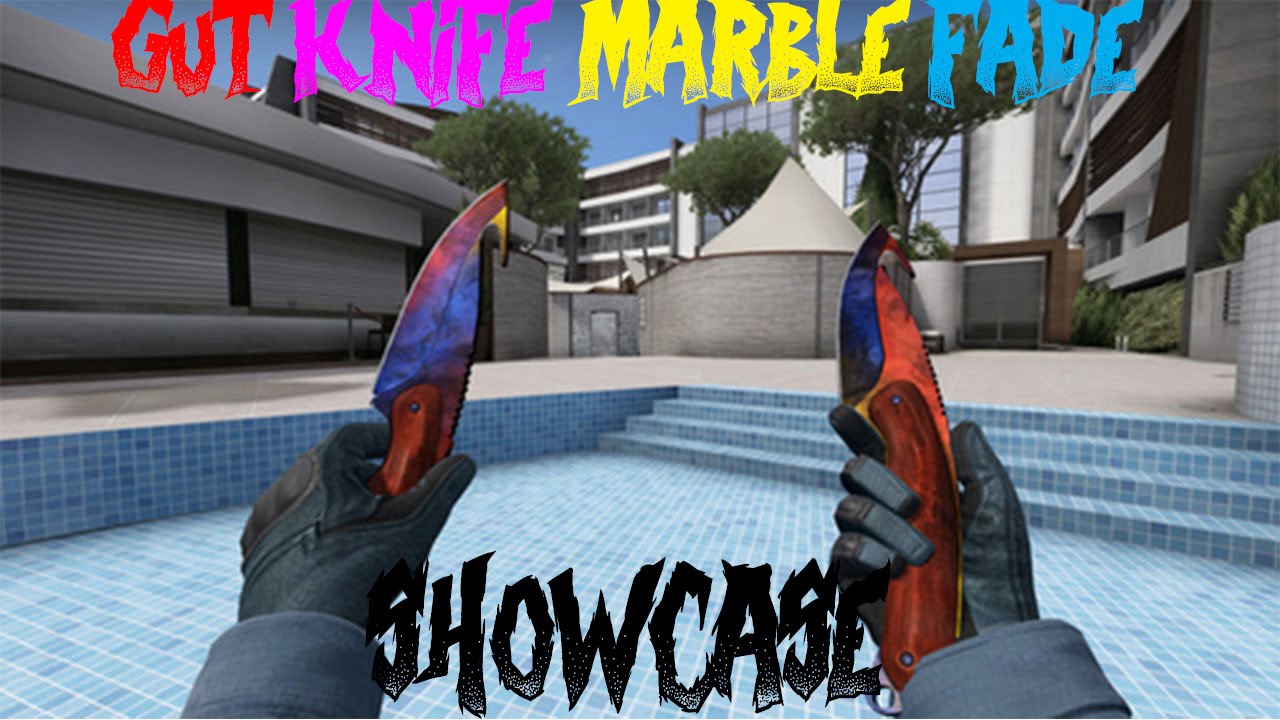gut knife marble fade gameplay factory new youtube