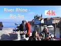 SWITZERLAND - River Rhine - Rio Rin  - ZURICH - BERN - Walking Tour beautiful villages - SUIZA - 4k